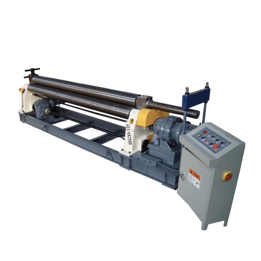 Máquina de rodillos de lámina de tres rodillos de ancho de 6m